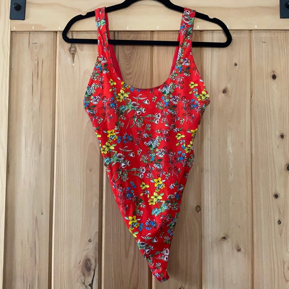 alice + olivia Floral Bodysuit